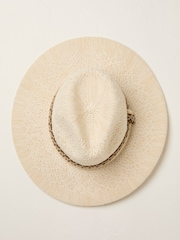 FatFace Ivory Sparkle Fedora Hat - Image 2 of 3