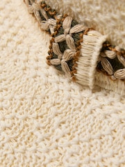 FatFace Ivory Sparkle Fedora Hat - Image 3 of 3