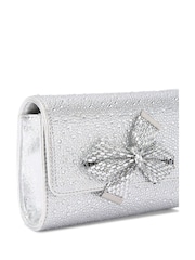 Серебряный - Carvela Regal бант наплечная сумка - Image 3 of 4