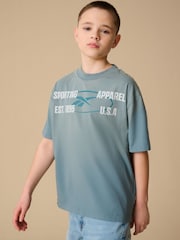 Reebok Boys Oversized 100% Cotton Graphic T-Shirt - Image 1 of 11