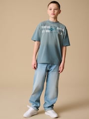 Reebok Boys Oversized 100% Cotton Graphic T-Shirt - Image 2 of 11