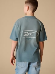 Reebok Boys Oversized 100% Cotton Graphic T-Shirt - Image 4 of 11