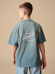 Reebok Boys Oversized 100% Cotton Graphic T-Shirt - Image 5 of 11