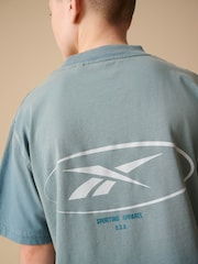 Reebok Boys Oversized 100% Cotton Graphic T-Shirt - Image 6 of 11