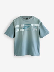 Reebok Boys Oversized 100% Cotton Graphic T-Shirt - Image 8 of 11