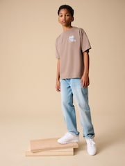 Reebok Boys Oversized 100% Cotton Graphic T-Shirt - Image 3 of 11