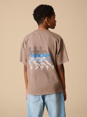 Reebok Boys Oversized 100% Cotton Graphic T-Shirt - Image 5 of 11