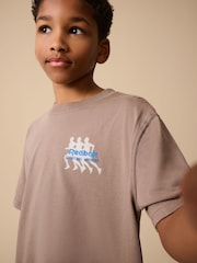 Reebok Boys Oversized 100% Cotton Graphic T-Shirt - Image 6 of 11