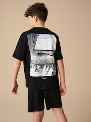 Reebok Boys Oversized 100% Cotton Graphic T-Shirt - Image 2 of 9