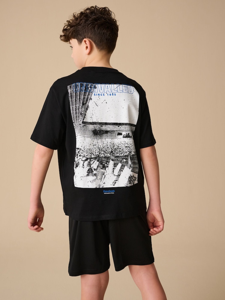Reebok Boys Oversized 100% Cotton Graphic T-Shirt - Image 2 of 9