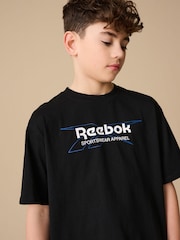 Reebok Boys Oversized 100% Cotton Graphic T-Shirt - Image 3 of 9