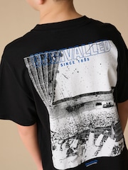 Reebok Boys Oversized 100% Cotton Graphic T-Shirt - Image 4 of 9