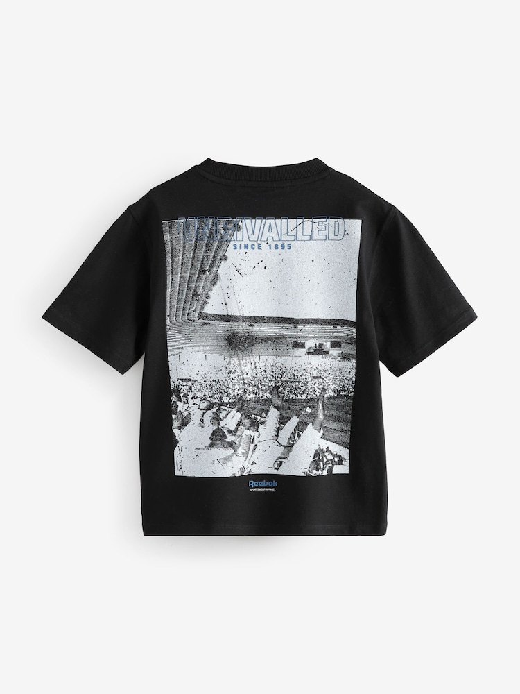 Reebok Boys Oversized 100% Cotton Graphic T-Shirt - Image 7 of 9