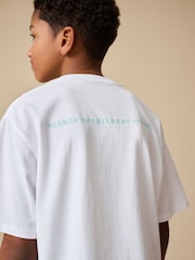 Reebok Boys Oversized 100% Cotton Graphic T-Shirt - Image 5 of 11