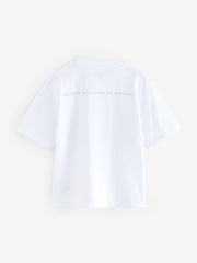 Reebok Boys Oversized 100% Cotton Graphic T-Shirt - Image 8 of 11