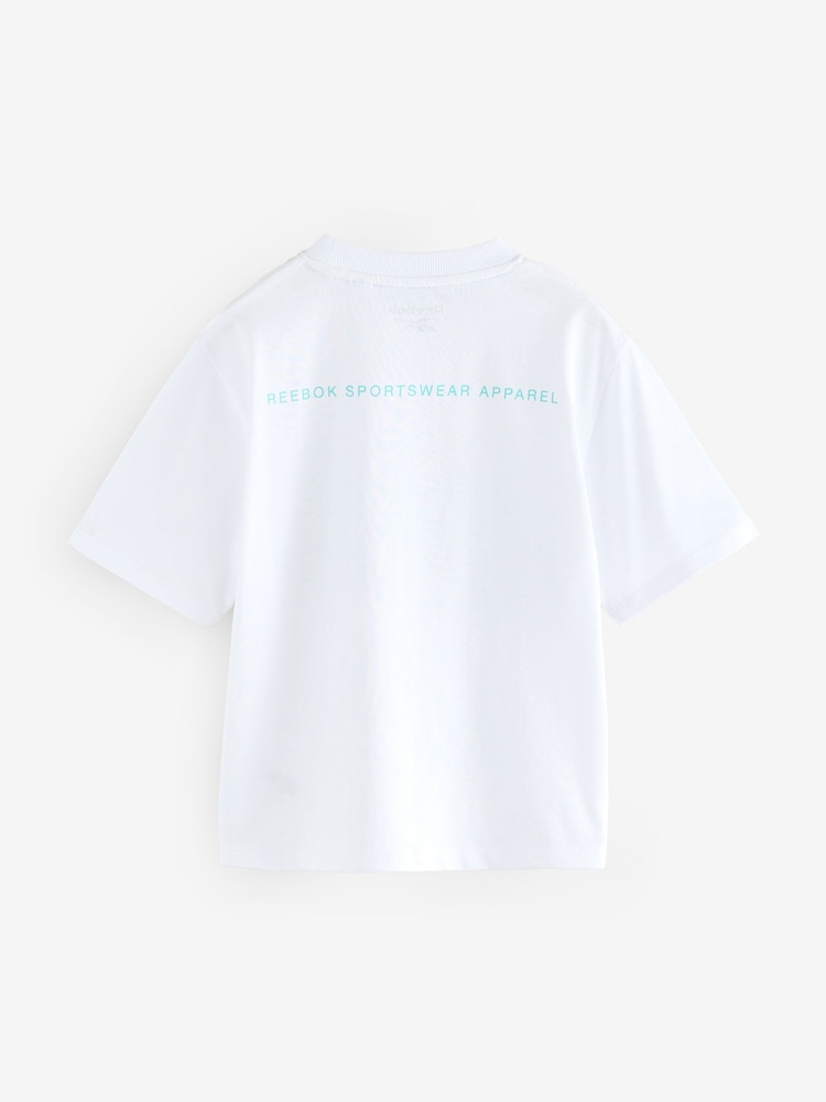 Reebok Boys Oversized 100% Cotton Graphic T-Shirt - Image 8 of 11