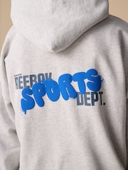 Reebok Boys Grey Graphic 100% Cotton Hoodie and Shorts Set - Image 11 of 17