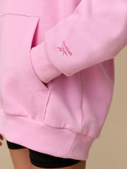 Reebok Oversized Girls Graphic Hoodie - Image 4 of 9