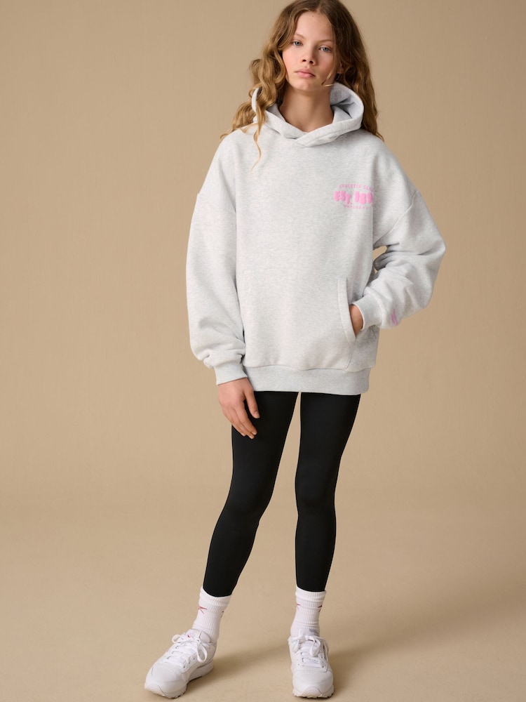Reebok Oversized Girls Graphic Hoodie - Image 1 of 10