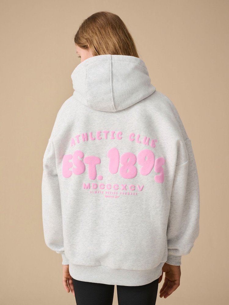 Reebok Oversized Girls Graphic Hoodie - Image 2 of 10