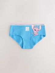 Pink/Blue Lilo and Stitch Hipsters 5 Pack (2-16yrs) - Image 4 of 9
