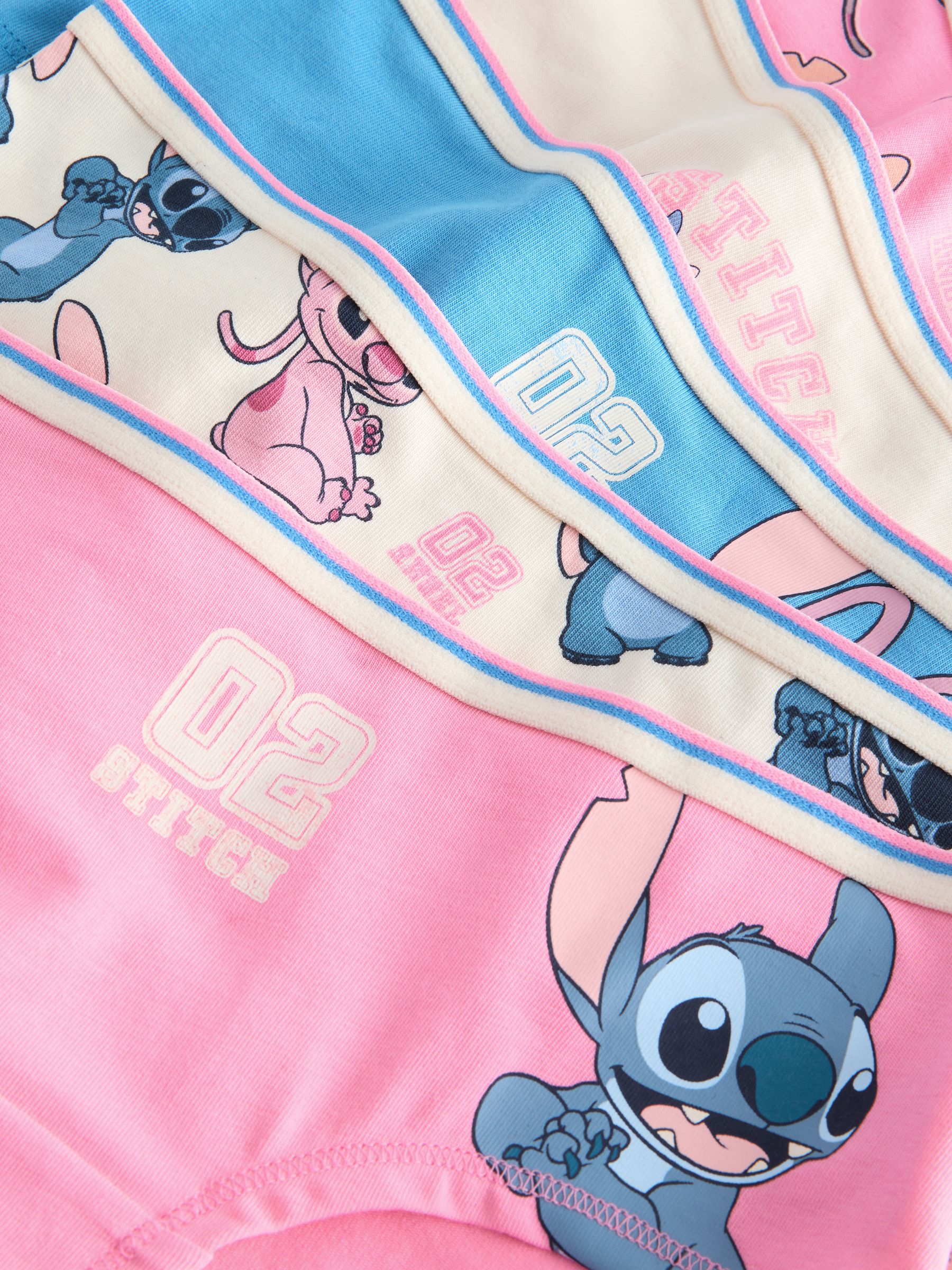 Buy Pink/Blue Lilo and Stitch Hipsters 5 Pack (2-16yrs) from Next USA