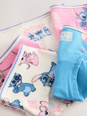 Pink/Blue Lilo and Stitch Hipsters 5 Pack (2-16yrs) - Image 9 of 9