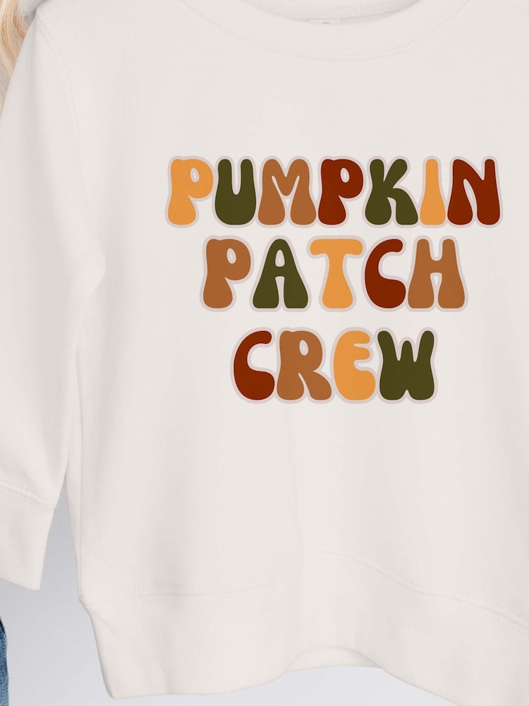 Koko Blossom Halloween Pumpkin Patch Crew Sweatshirt - Image 4 of 4 Koko Blossom Halloween Pumpkin Patch Crew Sweatshirt - Image 4 of 4