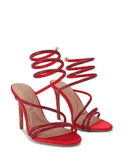 Carvela Красная спираль 105 сандалии - Image 3 of 5
