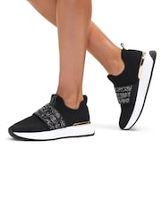 Carvela Flare Sparkle Trainers - Image 1 of 5