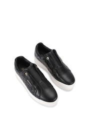 Carvela Connected Laceless Weave Black Trainers - Image 3 of 5