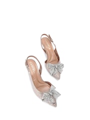 Carvela Regal Bow 2 Slingback Shoes - Image 3 of 5