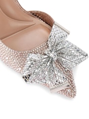 Carvela Regal Bow 2 Slingback Shoes - Image 4 of 5