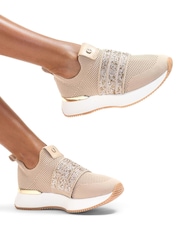 Carvela Flare Sparkle Trainers - Image 1 of 6