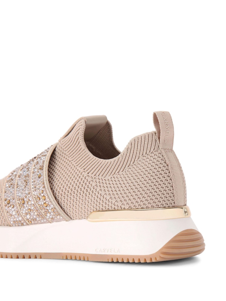 Carvela Flare Sparkle Trainers - Image 6 of 6