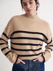 Nobodys Child Cream Grown On Neck Longline Jumper - Image 3 of 4