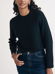 Nobodys Child Green Relaxed Crew Neck Jumper - Image 1 of 4