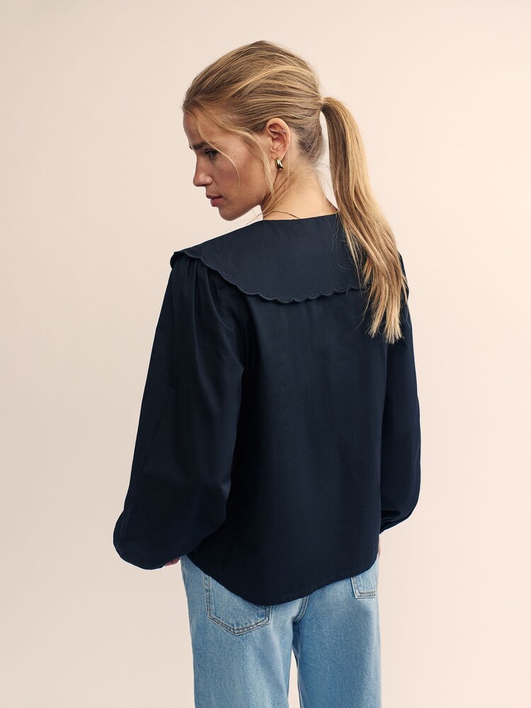 Nobodys Child Black Birdie Long Sleeve Blouse - Image 2 of 4 Nobodys Child Black Birdie Long Sleeve Blouse - Image 2 of 4