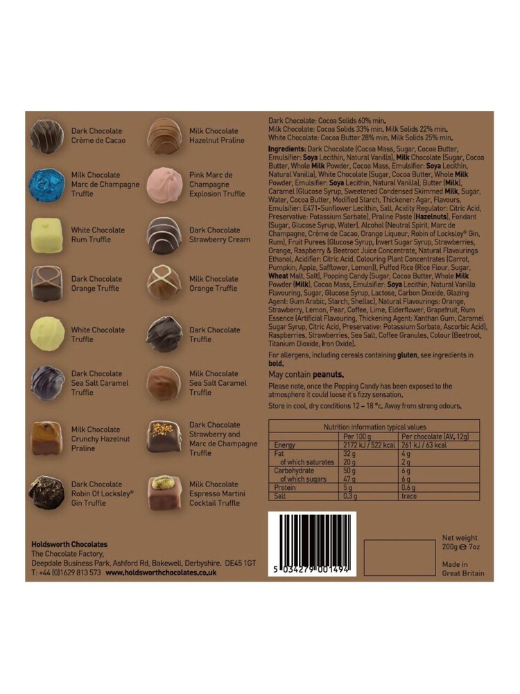 Holdsworth Sensational Sea Salt Caramel Truffles 200g - Image 3 of 3 Holdsworth Sensational Sea Salt Caramel Truffles 200g - Image 3 of 3