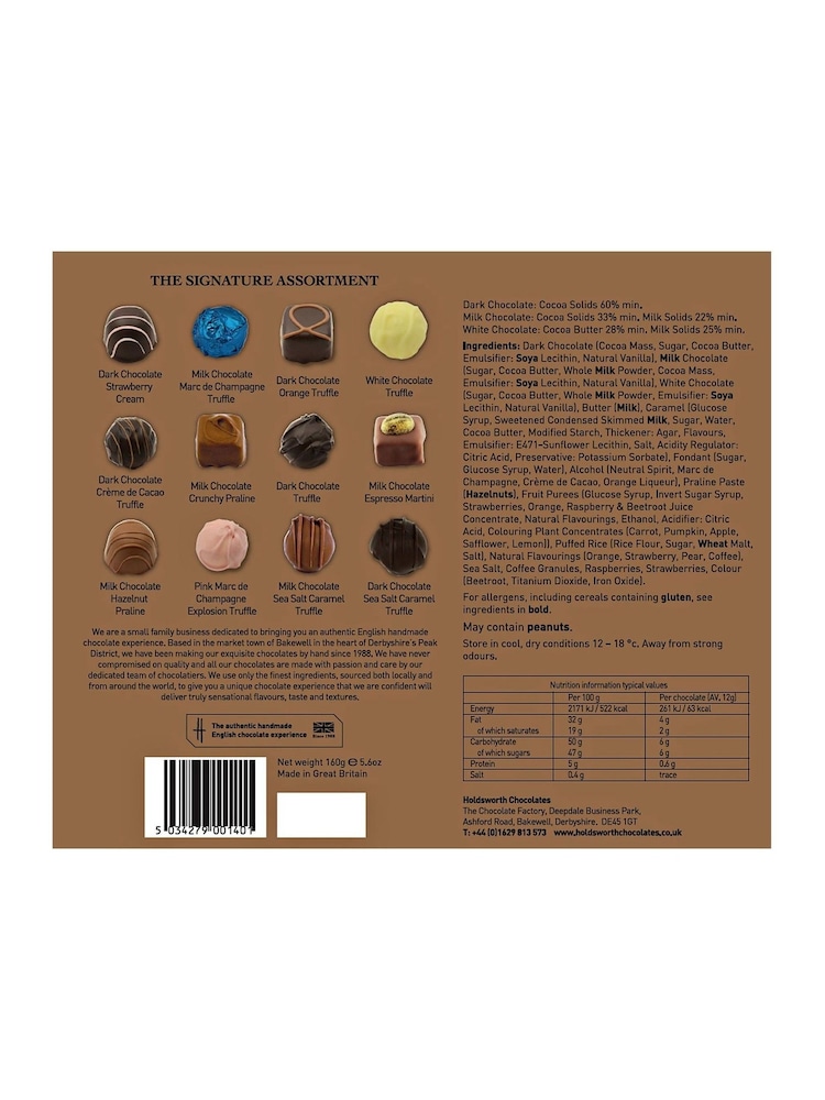 Holdsworth Signature Assortment Gift Box 160g - Image 2 of 3 Holdsworth Signature Assortment Gift Box 160g - Image 2 of 3