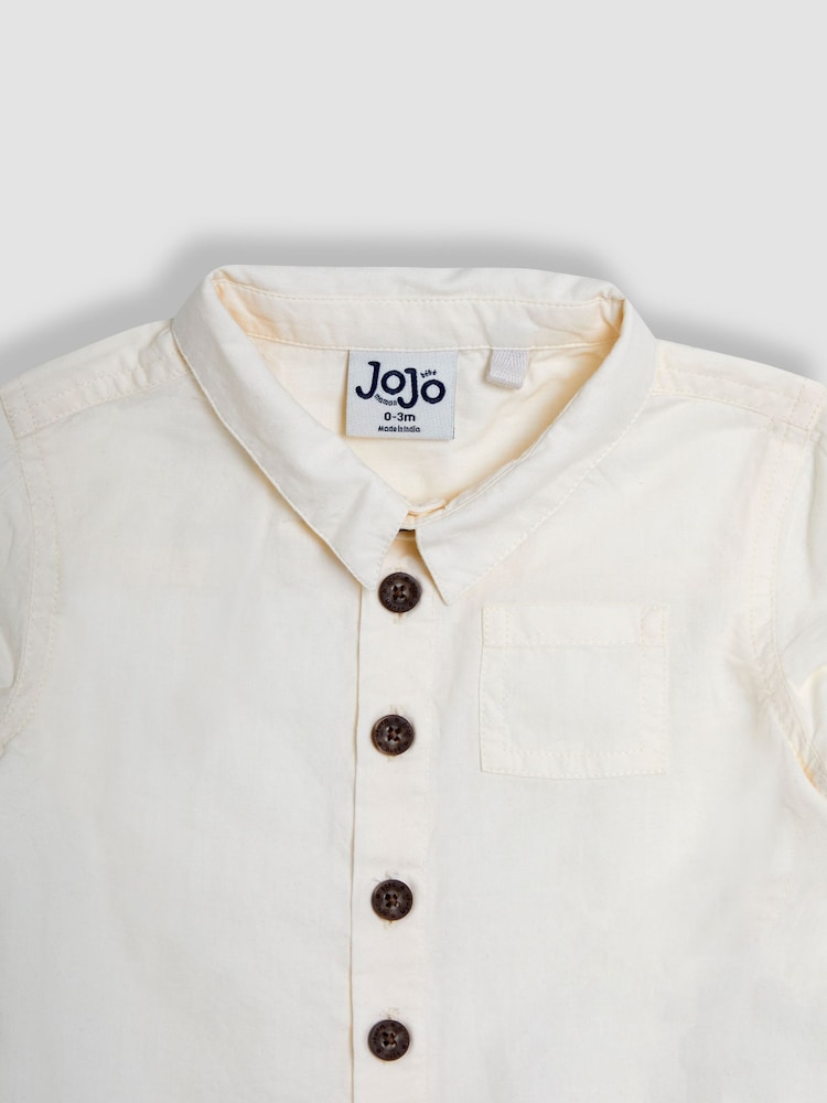JoJo Maman Bébé Navy Blue 4-Piece Shirt & Trousers Set With Blazer & Bow Tie - Image 11 of 11