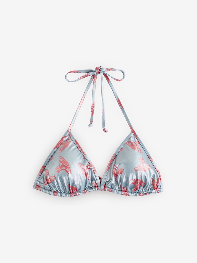Vivienne Westwood Grey Anglo Orb Triangle Bikini Briefs - Image 2 of 7