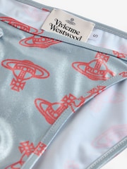 Vivienne Westwood Grey Anglo Orb Triangle Bikini Briefs - Image 6 of 7