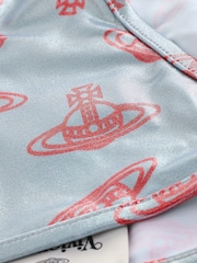 Vivienne Westwood Grey Anglo Orb Triangle Bikini Briefs - Image 7 of 7