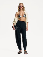 Vivienne Westwood Anglo Orb Triangle Black Bikini Briefs - Image 3 of 11