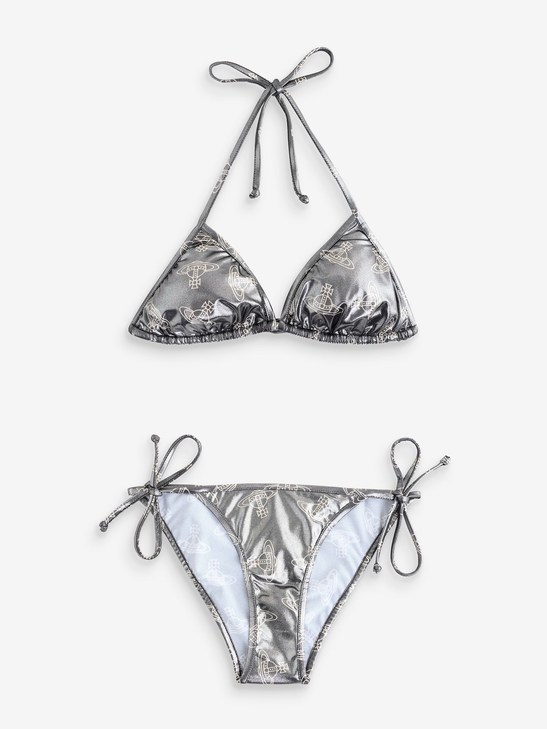 VIVIENNE WESTWOOD BEACHWEAR ビキニ 42サイズレア物 Buy Black Vivienne Westwood Anglo Orb Triangle Black Bikini from
