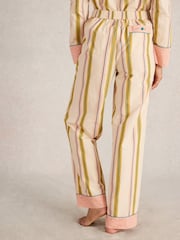 White Stuff Ivory Stripe Nina Pyjamas Bottoms - Image 2 of 6