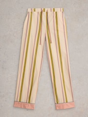 White Stuff Ivory Stripe Nina Pyjamas Bottoms - Image 5 of 6
