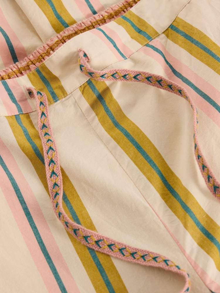White Stuff Ivory Stripe Nina Pyjamas Bottoms - Image 6 of 6