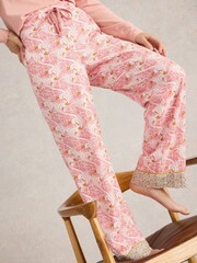 White Stuff Ivory Multi Nina Organic Pyjamas Bottoms - Image 3 of 6